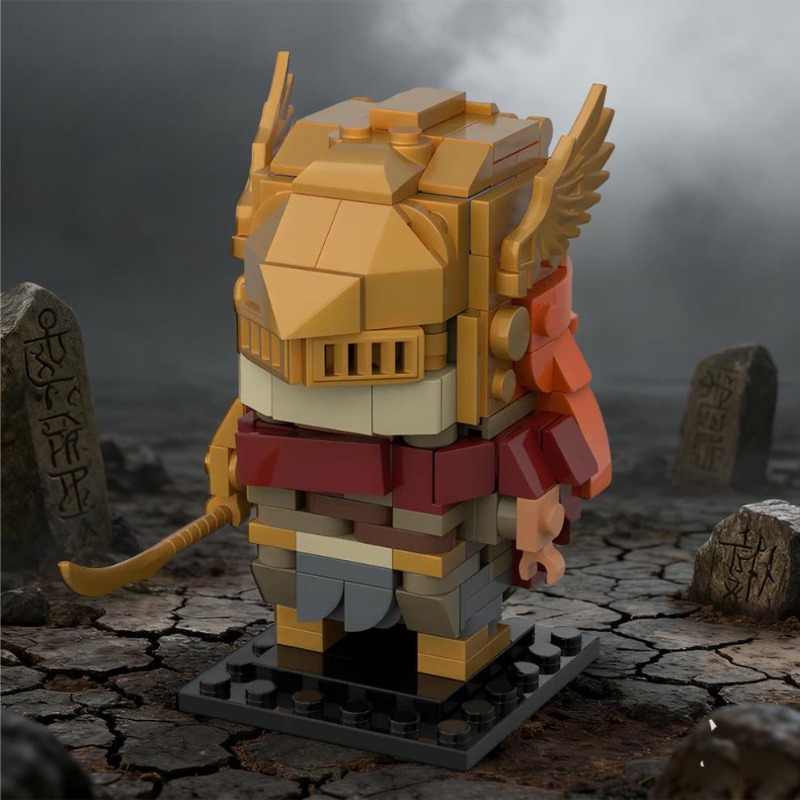 Model Kit Valkyrie - 228Pcs Medieval Valkyrie Figure Building Kit,