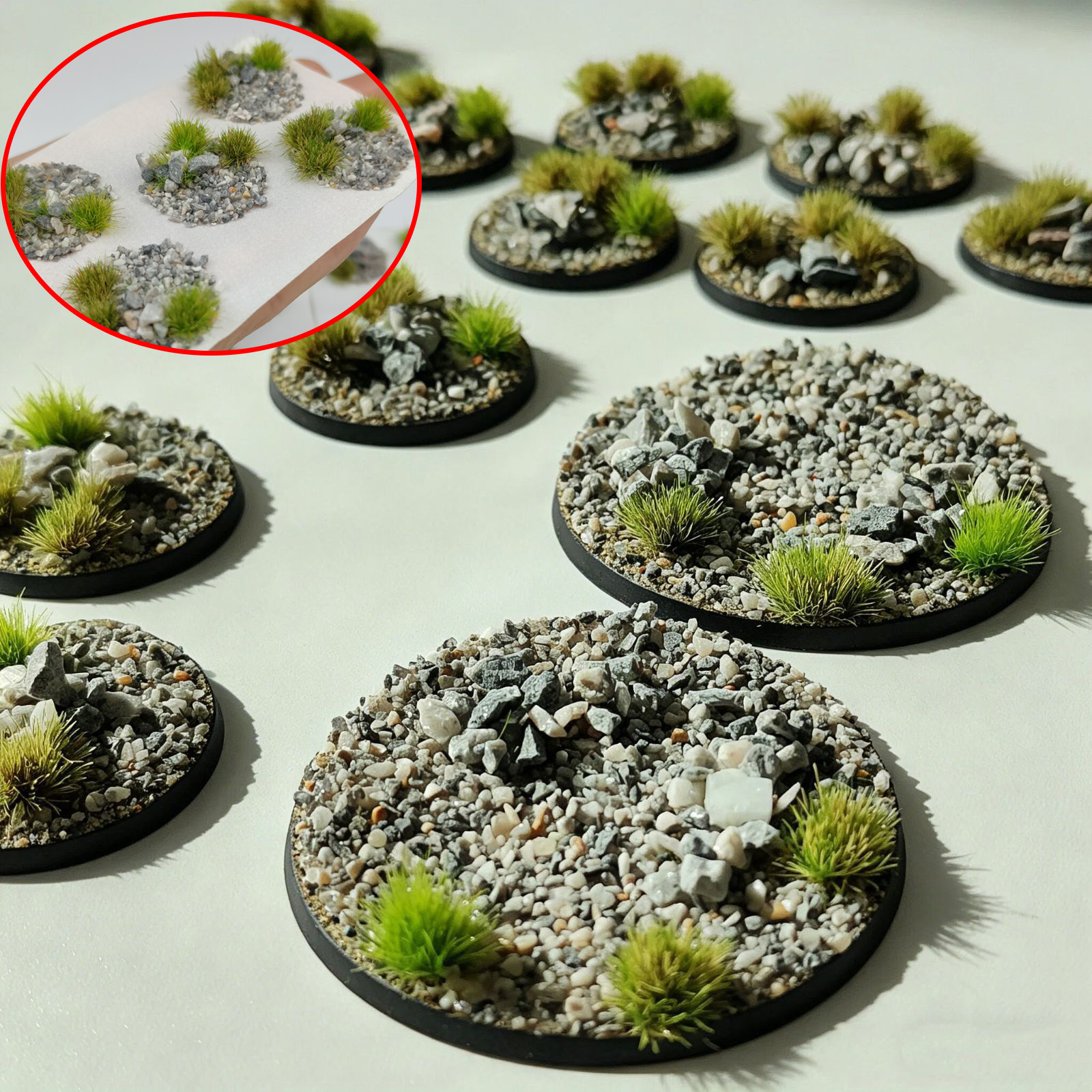 Model Kit Ikaruga - Miniature Base Decoration Materials for Warhammer
