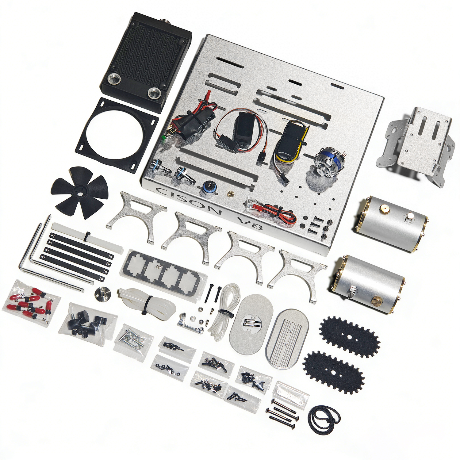 Model Kit Engine V8 - CISON Starter Kit V8 Pro Engine