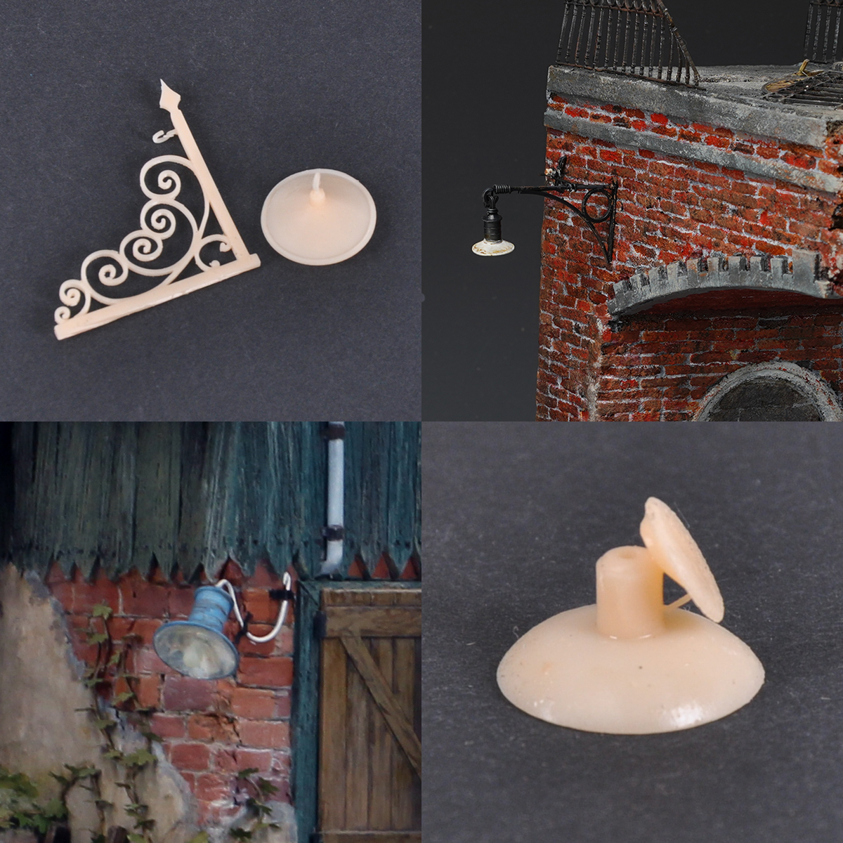 Model Kit Ikaruga - 3D Resin Assembly Architectural Street Lamp