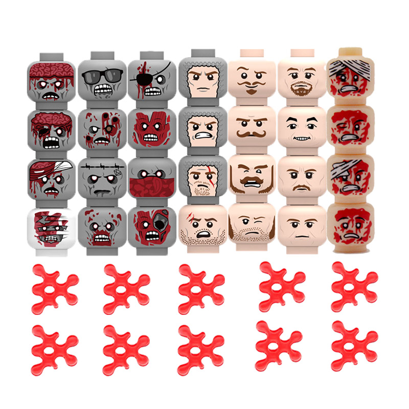 Military Building Blocks Solid - Model Kit Zombie avaliação e preço