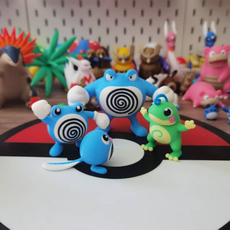 New Anime Figures Poliwag Poli - Model Kit Kyogre avaliação e preço