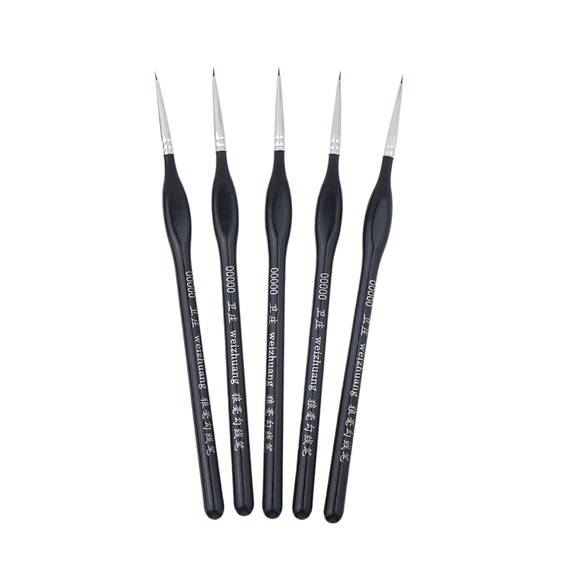 5Pcs Precision Fine Tip 00000  - Model Kit Paint Set avaliação e preço