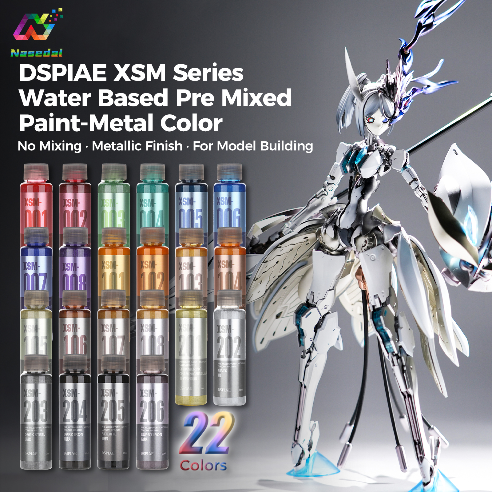 DSPIAE XSM Series 50ml Water B - Model Kit Paint Set avaliação e preço
