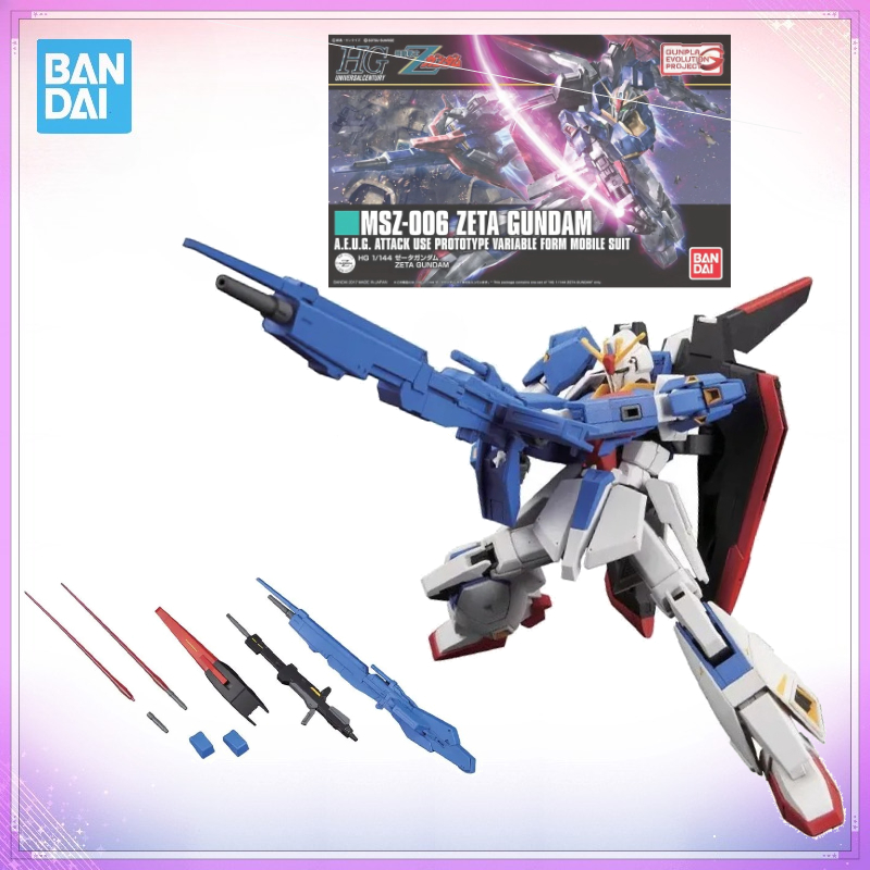 In Stock Bandai Original Genui - Model Kit Zeta Gundam avaliação e preço