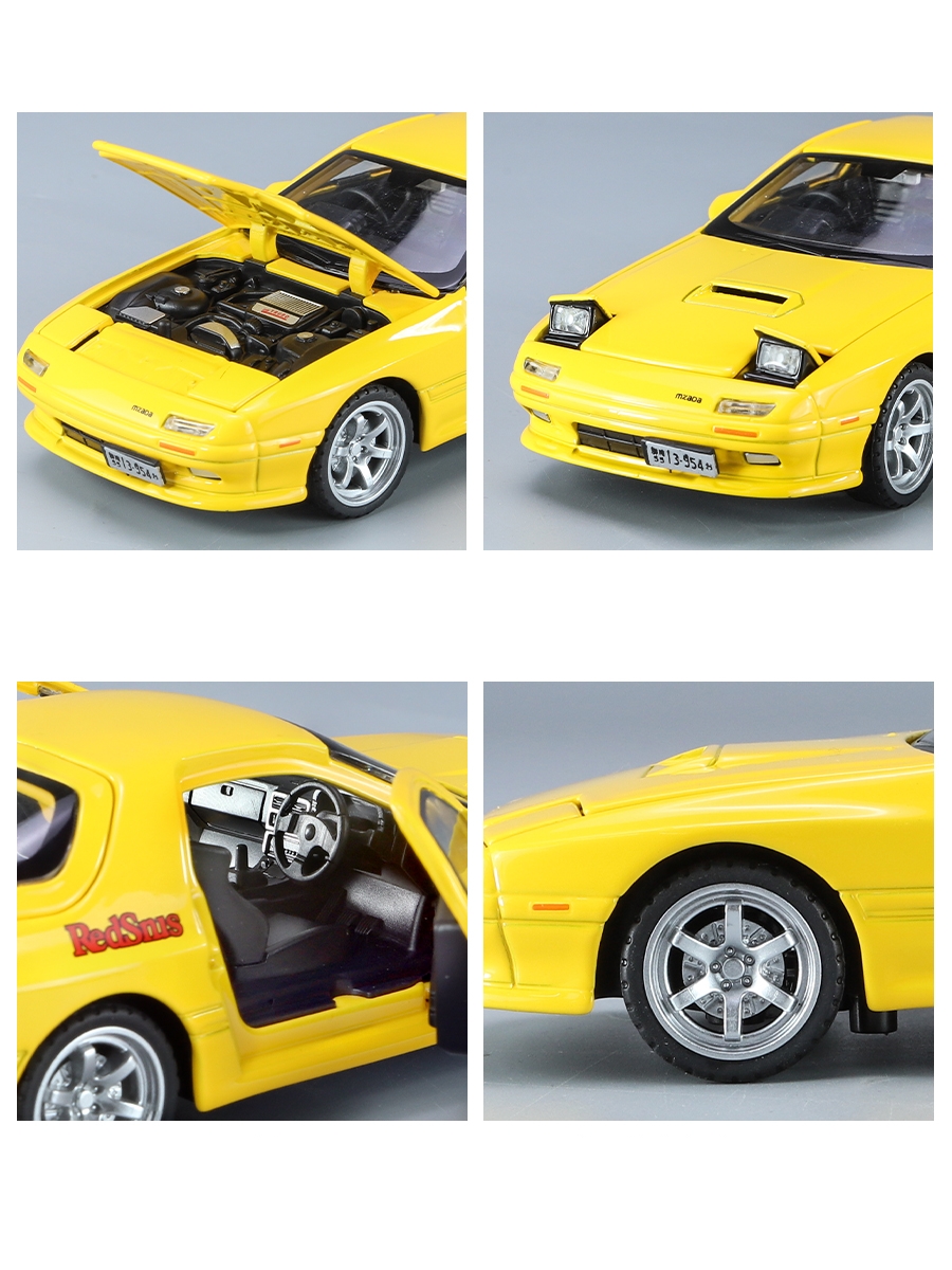 1/32 Mazda RX7 Initial D Minia - Model Kit Initial D avaliação e preço