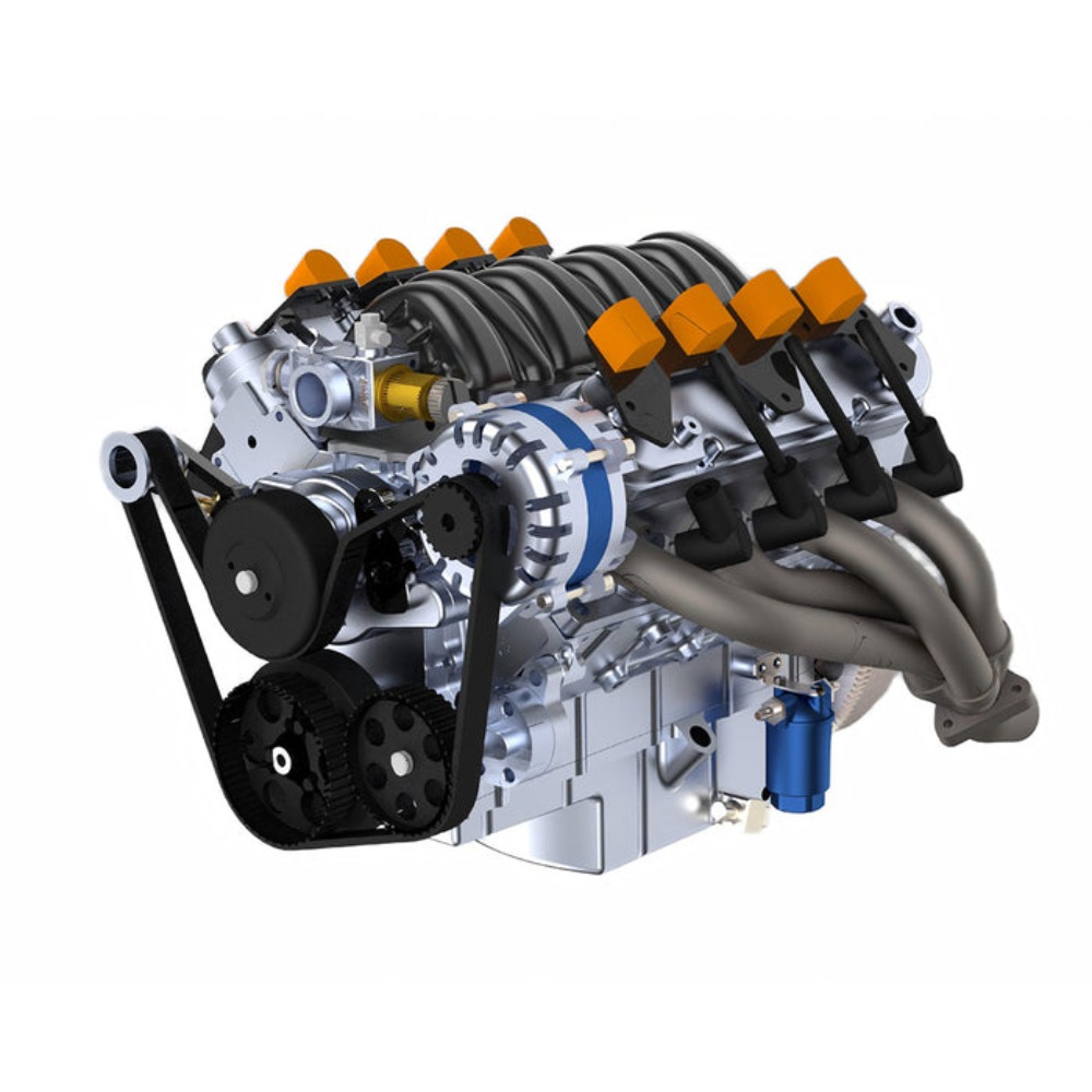 CISON V8 Engine LS-52 52CC 1/5 - Model Kit Engine V8 avaliação e preço