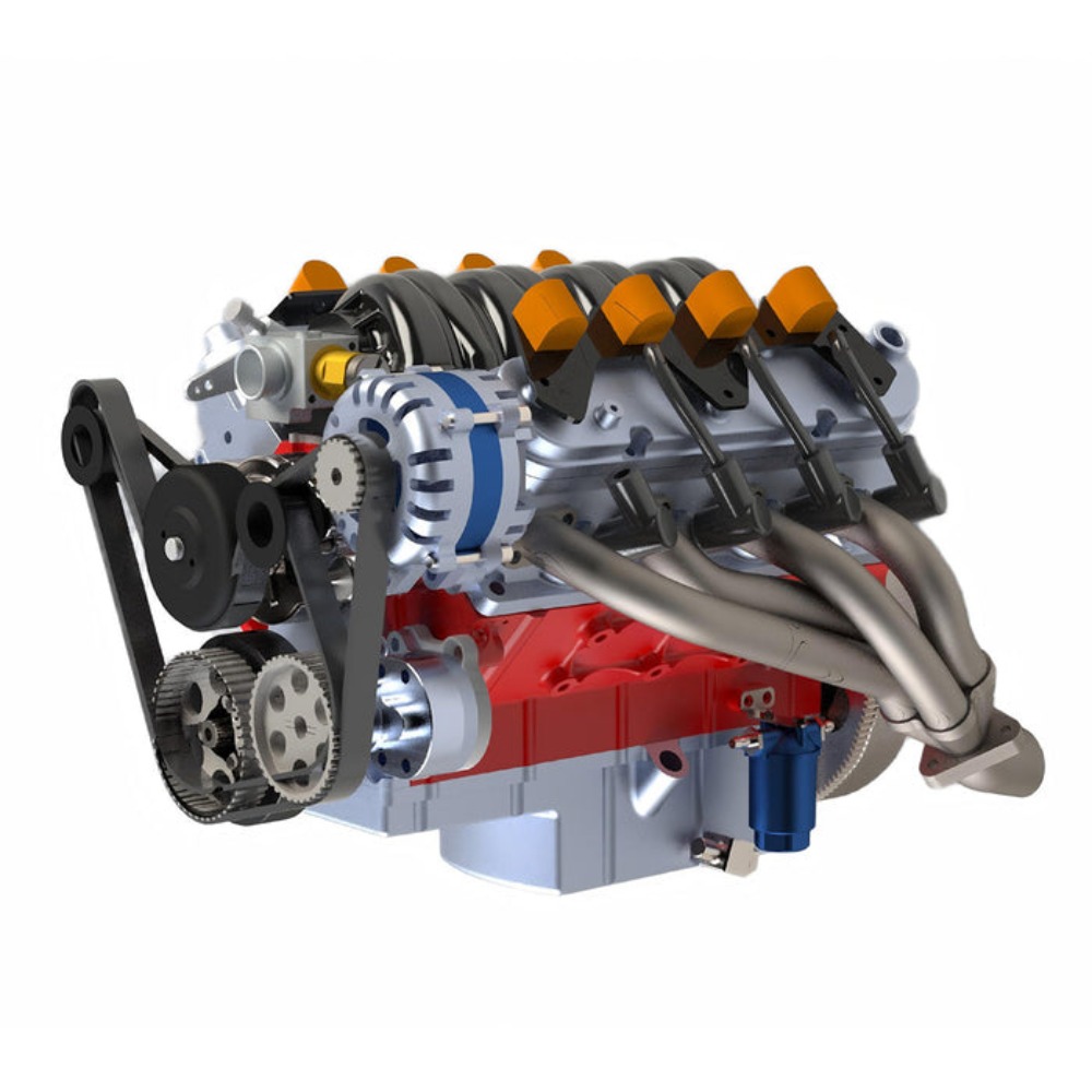 CISON V8 Engine LS-52 52CC 1/5 - Model Kit Engine V8 avaliação e preço