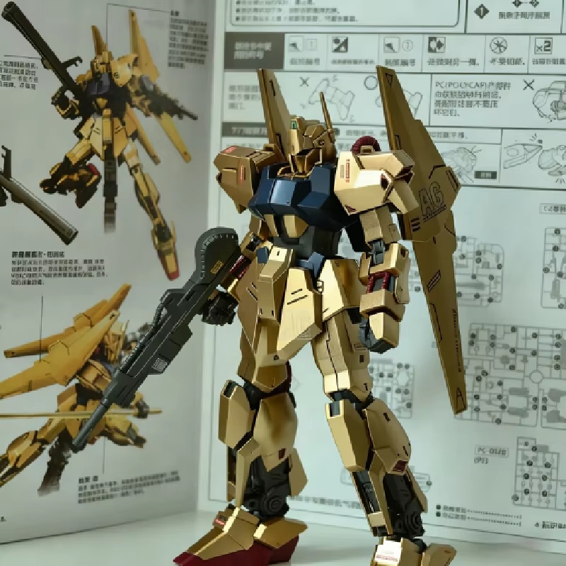 HG 1/144 Spray-Painted Champag - Model Kit Zeta Gundam avaliação e preço