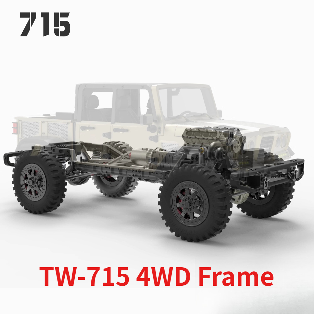 TWOLF 1/10 TW-715 4WD Frame Fu - Model Kit Engine V8 avaliação e preço