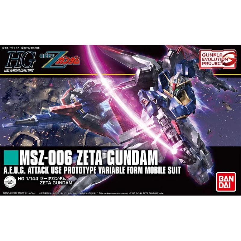 Bandai Original HGUC 1/144 Ani - Model Kit Zeta Gundam avaliação e preço