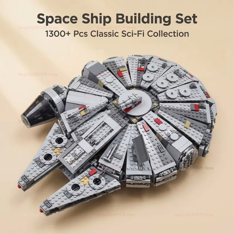 1381Pcs Advanced Spaceship Bui - Model Kit Ikaruga avaliação e preço