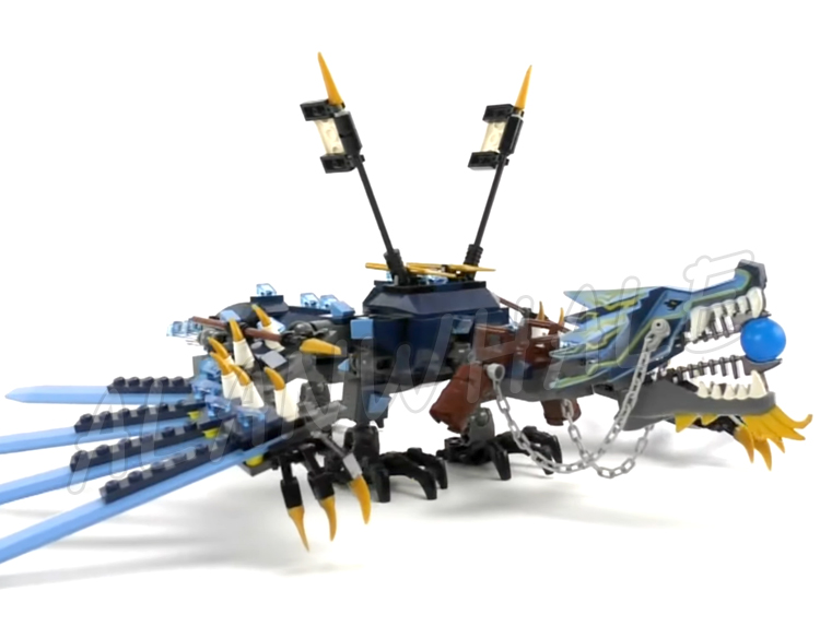 657pcs Shinobi Bule Lightning  - Model Kit Ikaruga avaliação e preço