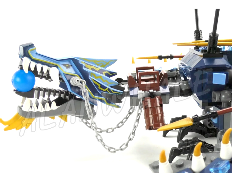 657pcs Shinobi Bule Lightning  - Model Kit Ikaruga avaliação e preço