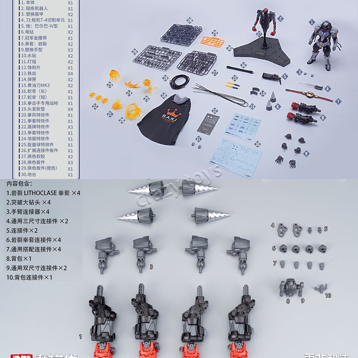 Hemoxian Over Zero 1/10 Baki B - Model Kit Zero avaliação e preço