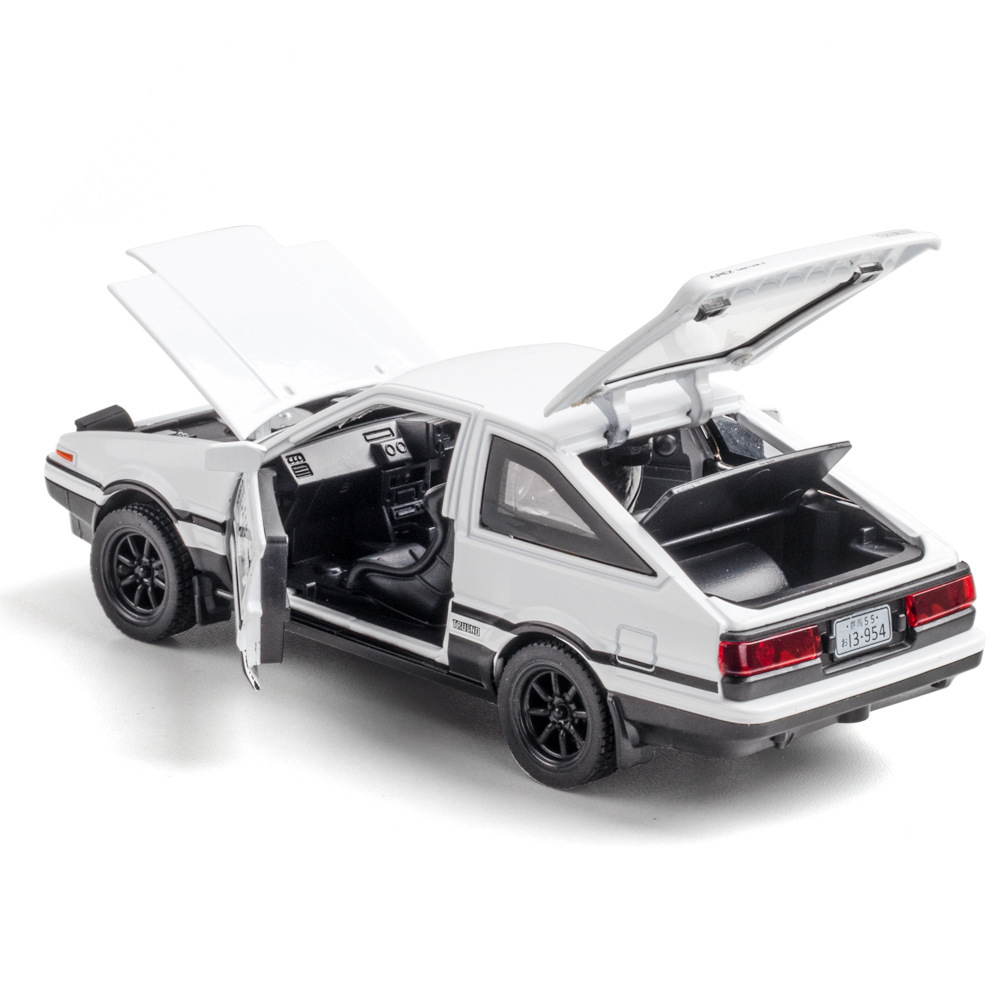 1:32 INITIAL D AE86 Car Model  - Model Kit Initial D avaliação e preço