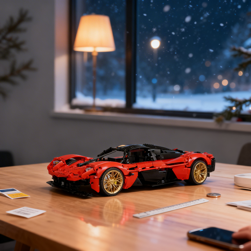 2514pcs MOC Aston Martin Valky - Model Kit Valkyrie avaliação e preço