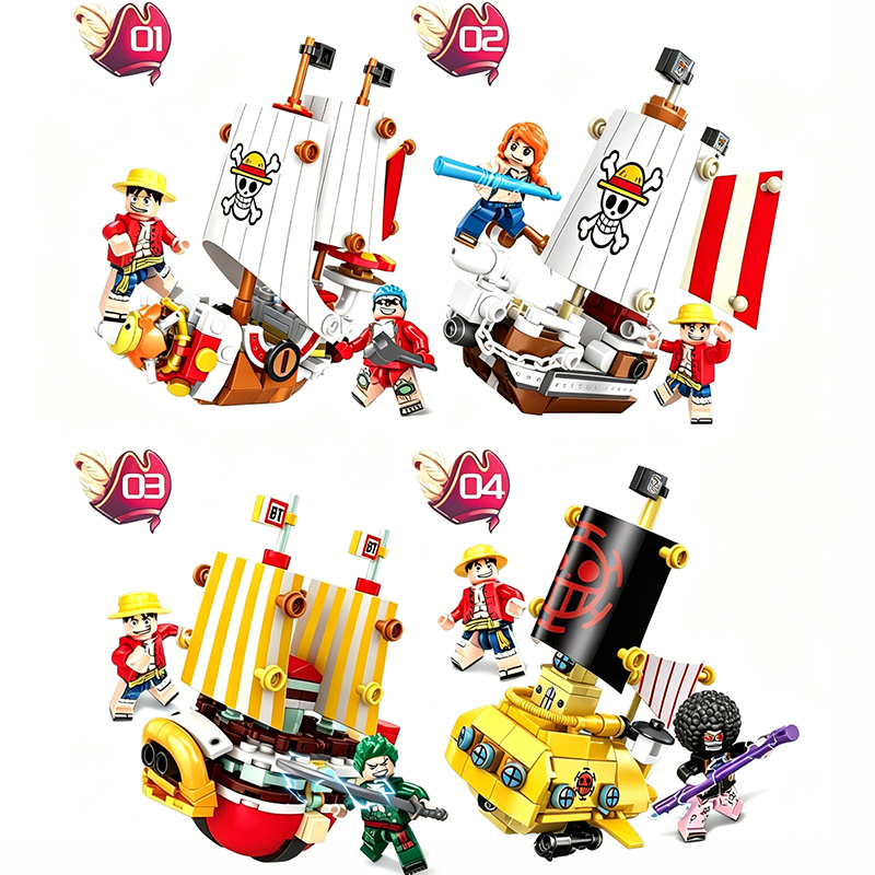 One Piece Pirate Ship Thousand - Model Kit One Piece Going Merry avaliação e preço
