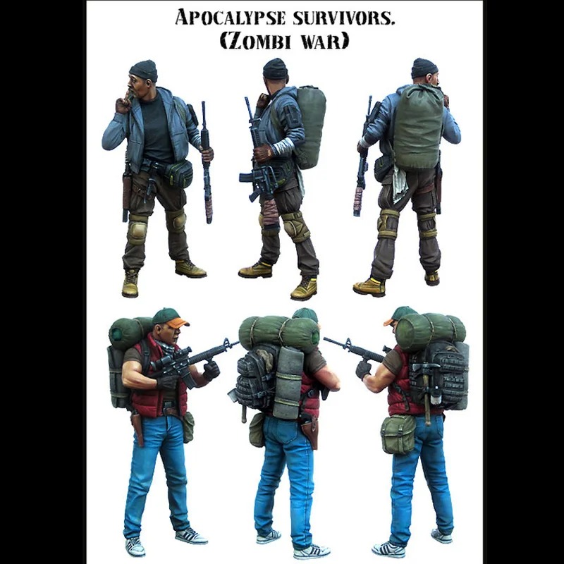 1/35 Die-Cast Resin Figure Mod - Model Kit Zombie avaliação e preço