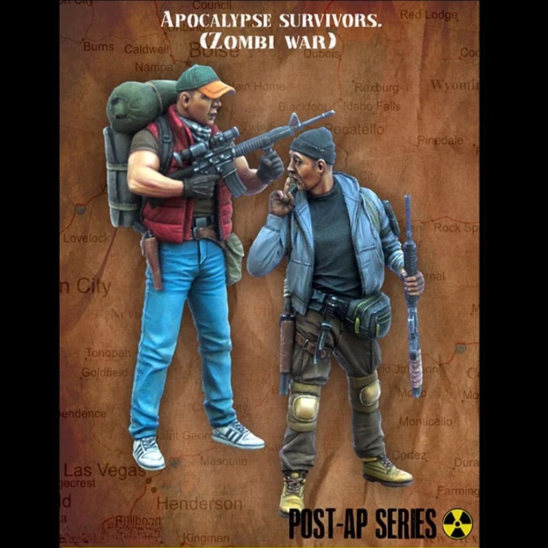 1/35 Die-Cast Resin Figure Mod - Model Kit Zombie avaliação e preço
