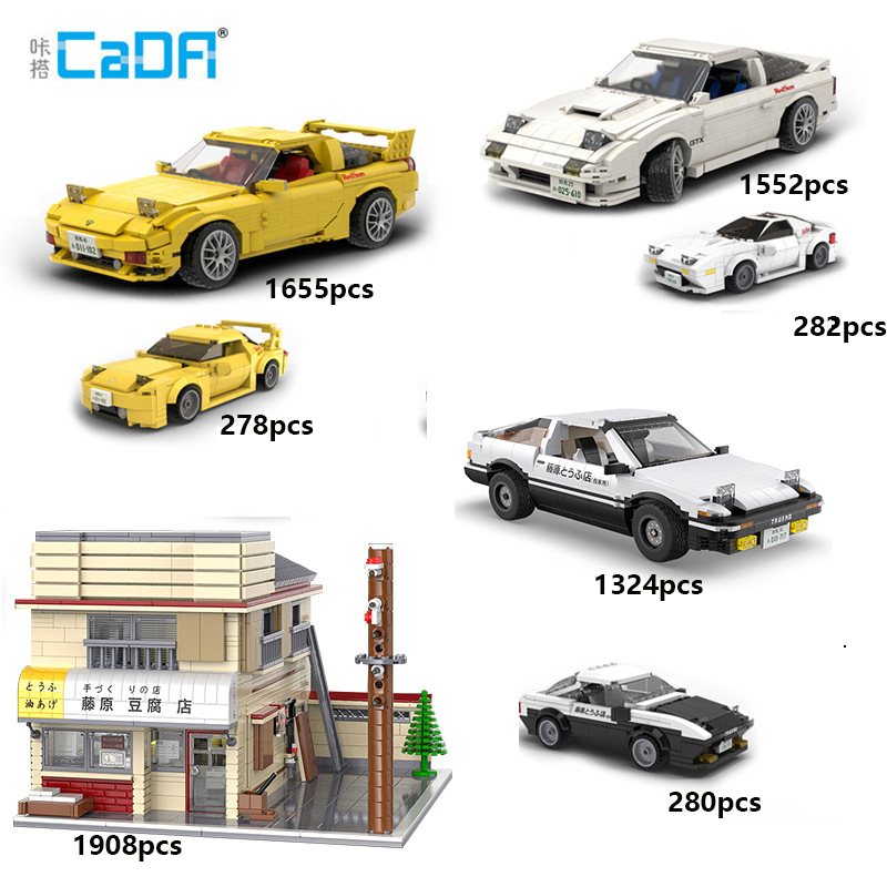 Cada Initial D Racing Car Bric - Model Kit Initial D avaliação e preço