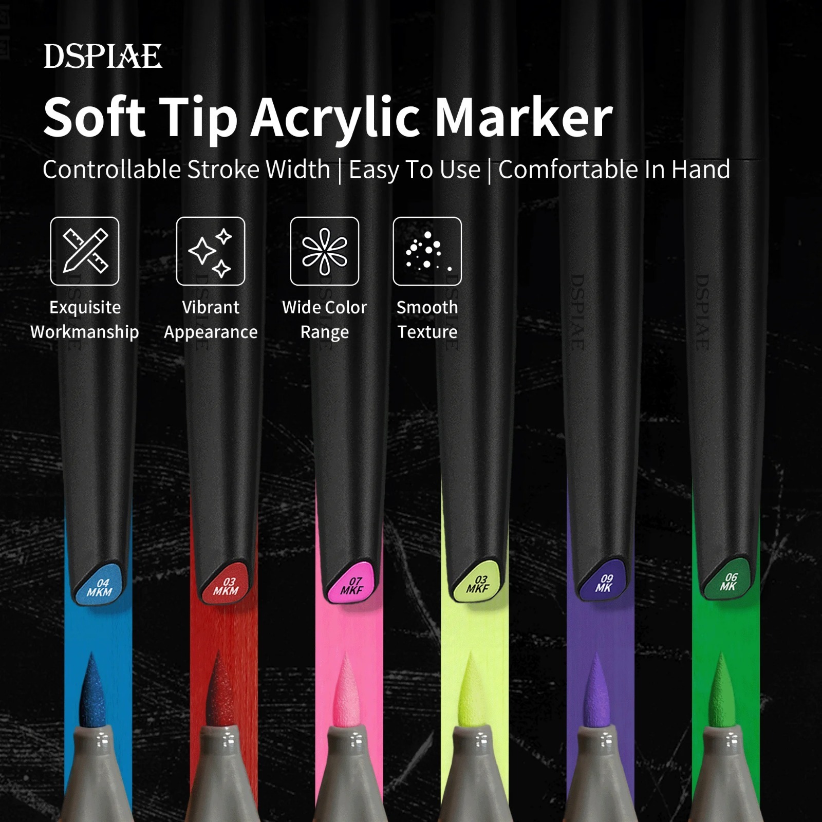 DSPIAE Soft Tip Water Based Ma - Model Kit Paint Set avaliação e preço