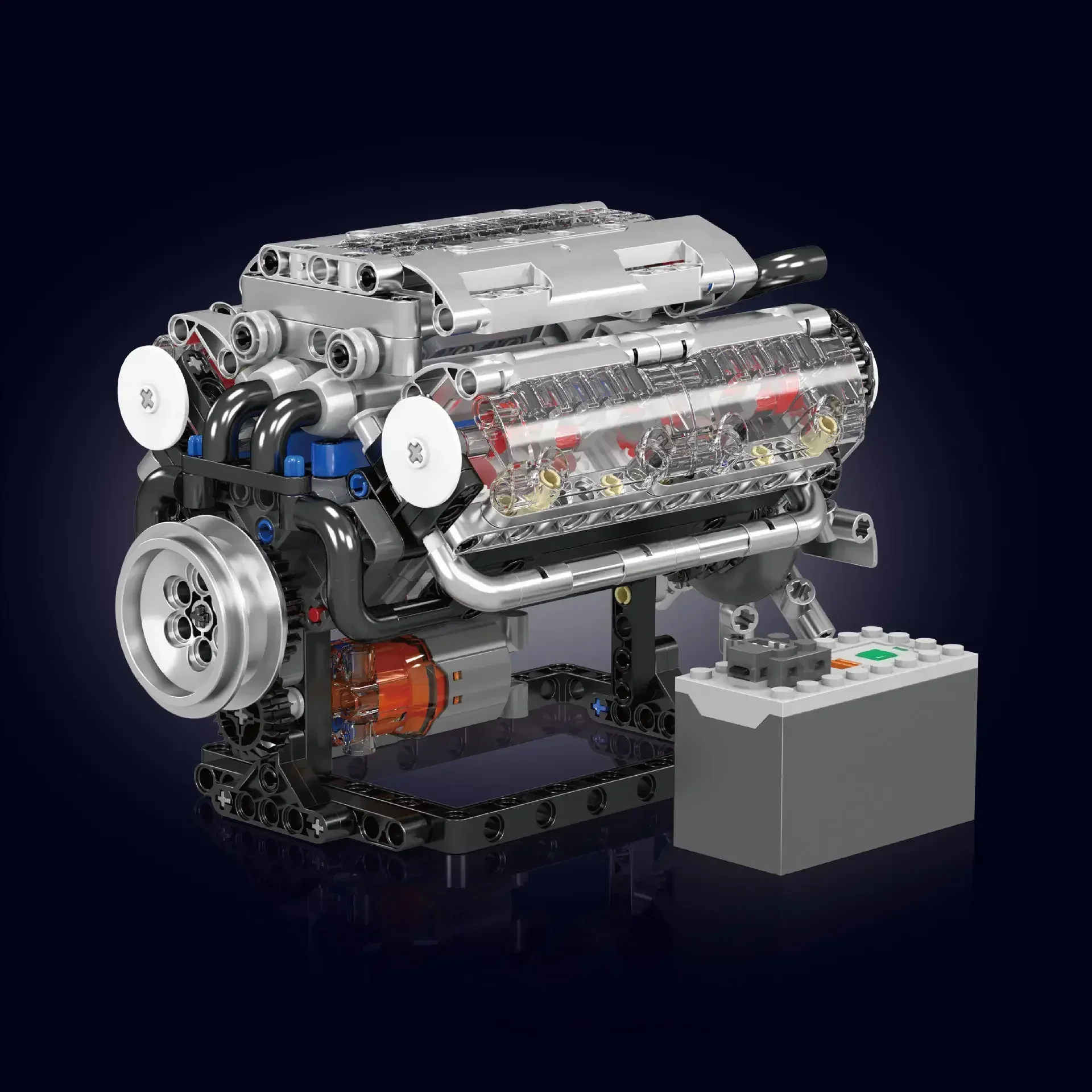 Mould King V8 Engine Building  - Model Kit Engine V8 avaliação e preço