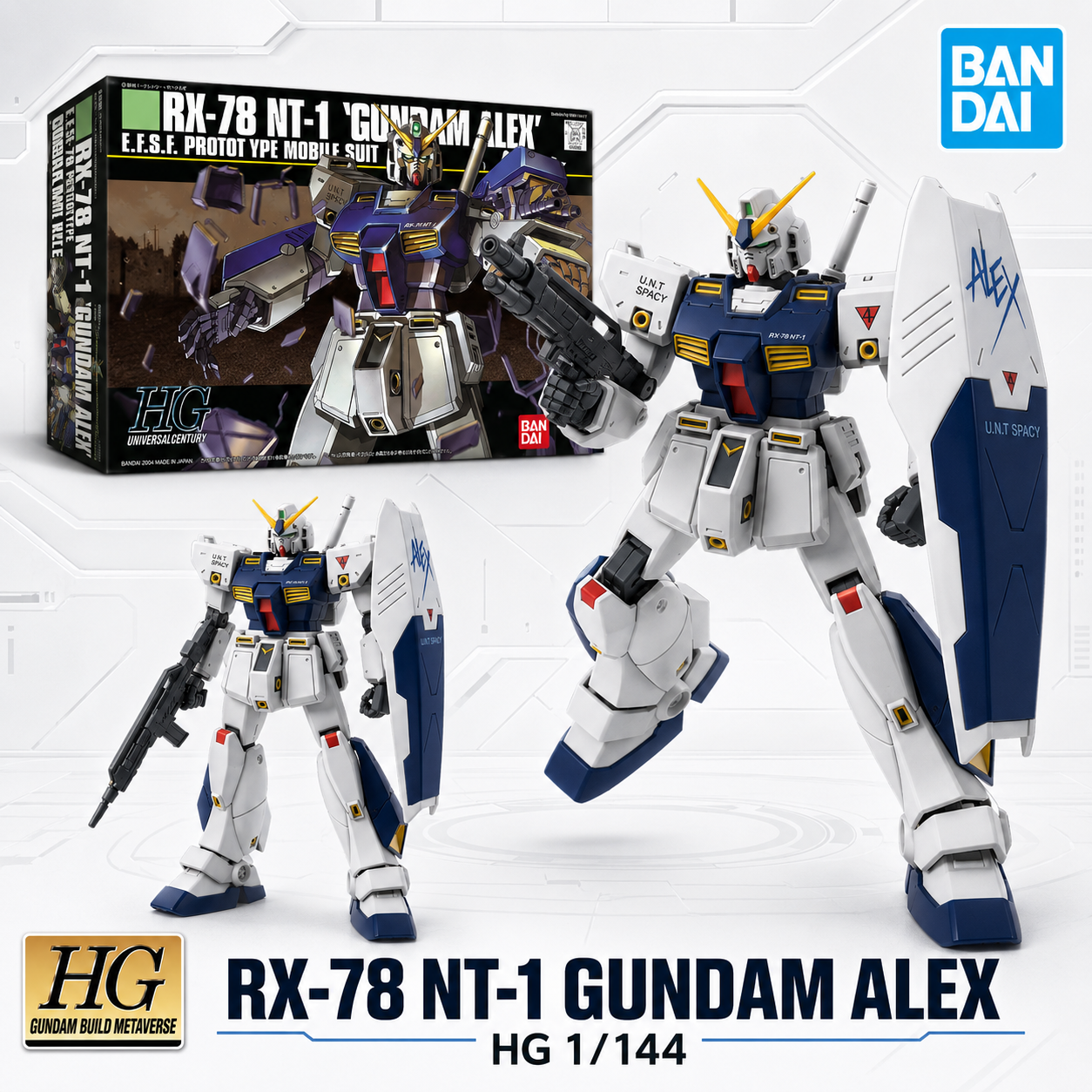 Bandai Genuine HG 1/144 RX-78  - Model Kit Gundam Hg avaliação e preço