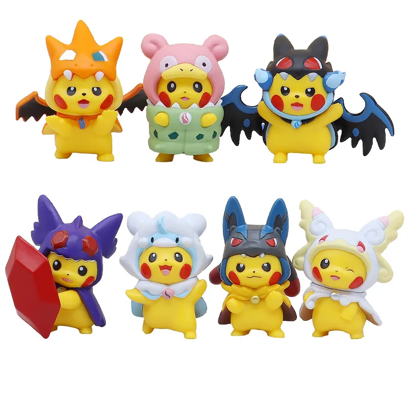7Pcs/Set Pokemon Cosplay Figur - Model Kit Quick Pokemon avaliação e preço