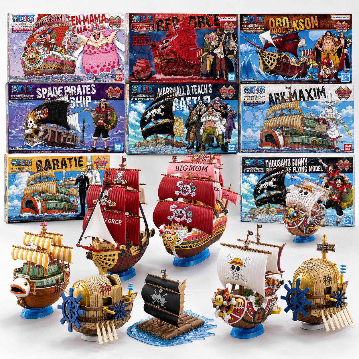 Bandai One Piece Grand Ship Co - Model Kit One Piece Going Merry avaliação e preço