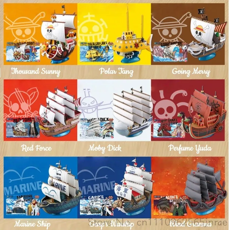 Bandai One Piece Assembled Pir - Model Kit One Piece Going Merry avaliação e preço