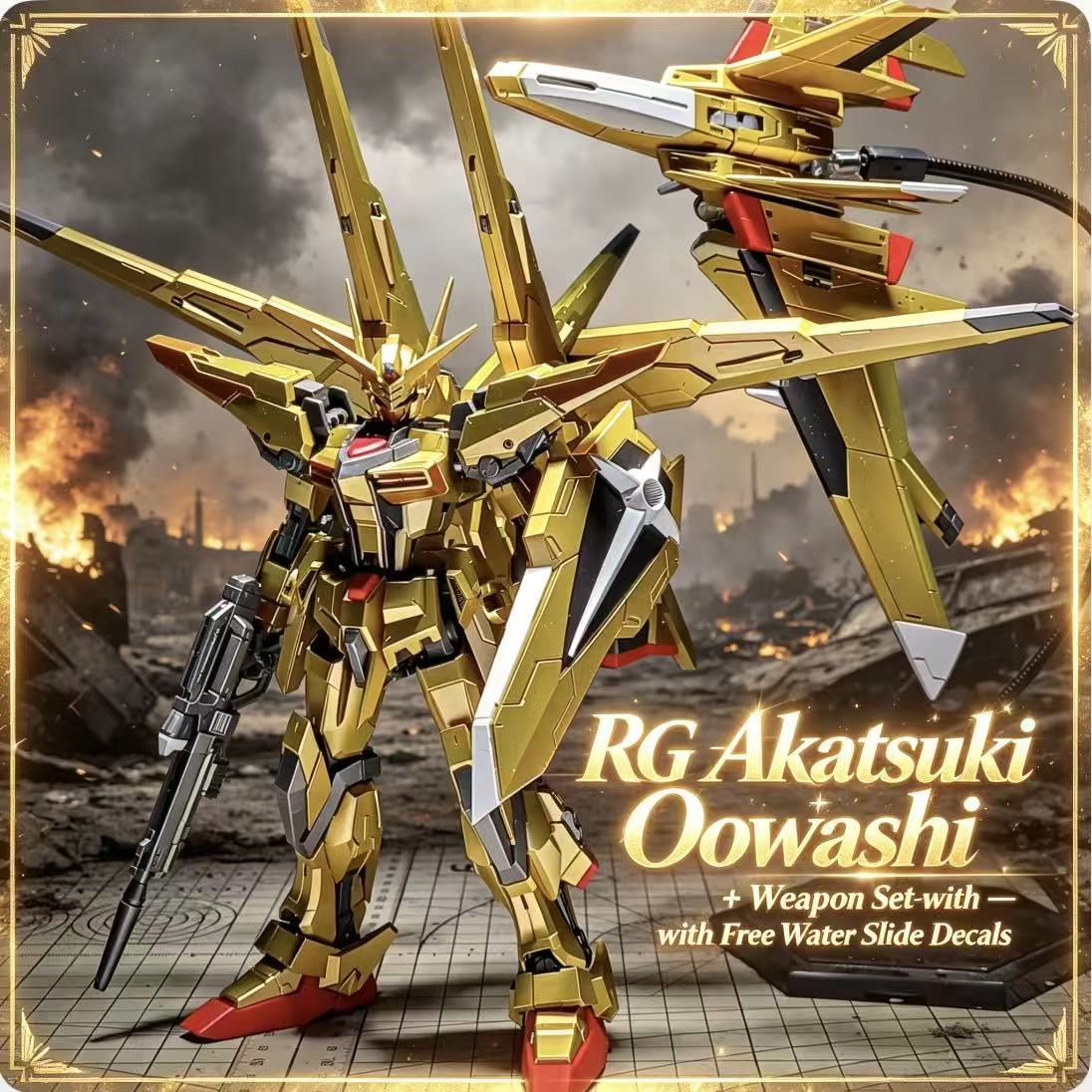 RG41 1/144 ORB-01 Akatsuki Oow - Model Kit Gundam Hg avaliação e preço