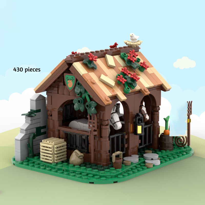 431-Piece MOC Building Blocks  - Model Kit Ikaruga avaliação e preço