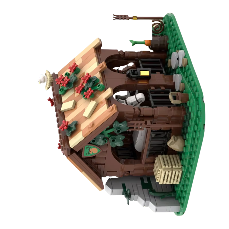431-Piece MOC Building Blocks  - Model Kit Ikaruga avaliação e preço