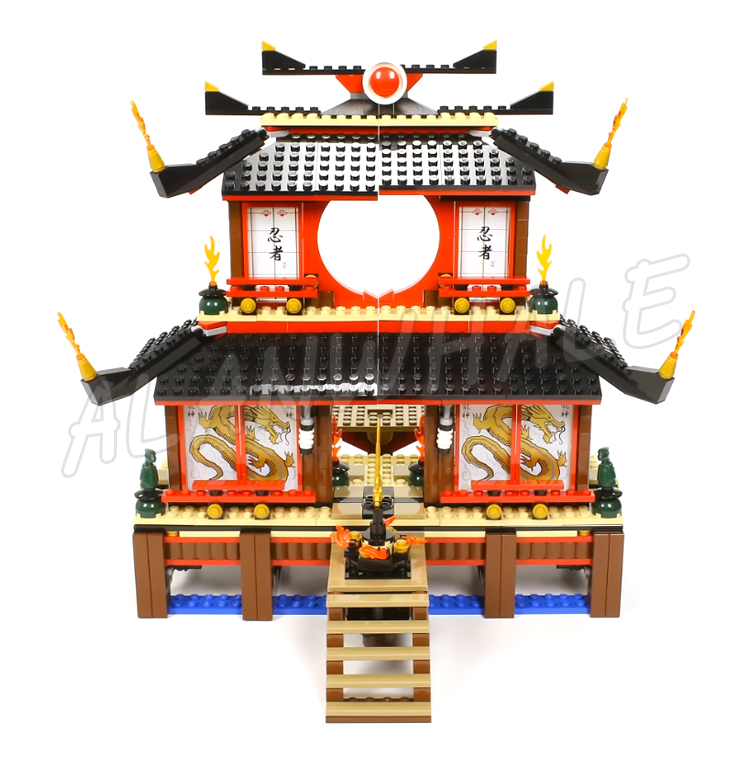 1210pcs Shinobi Fire Temple Fu - Model Kit Ikaruga avaliação e preço