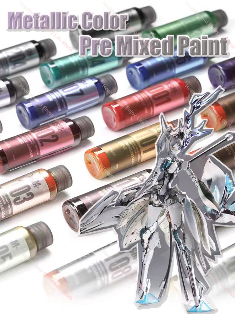 XSM 50ml Metallic Water-basedp - Model Kit Paint Set avaliação e preço