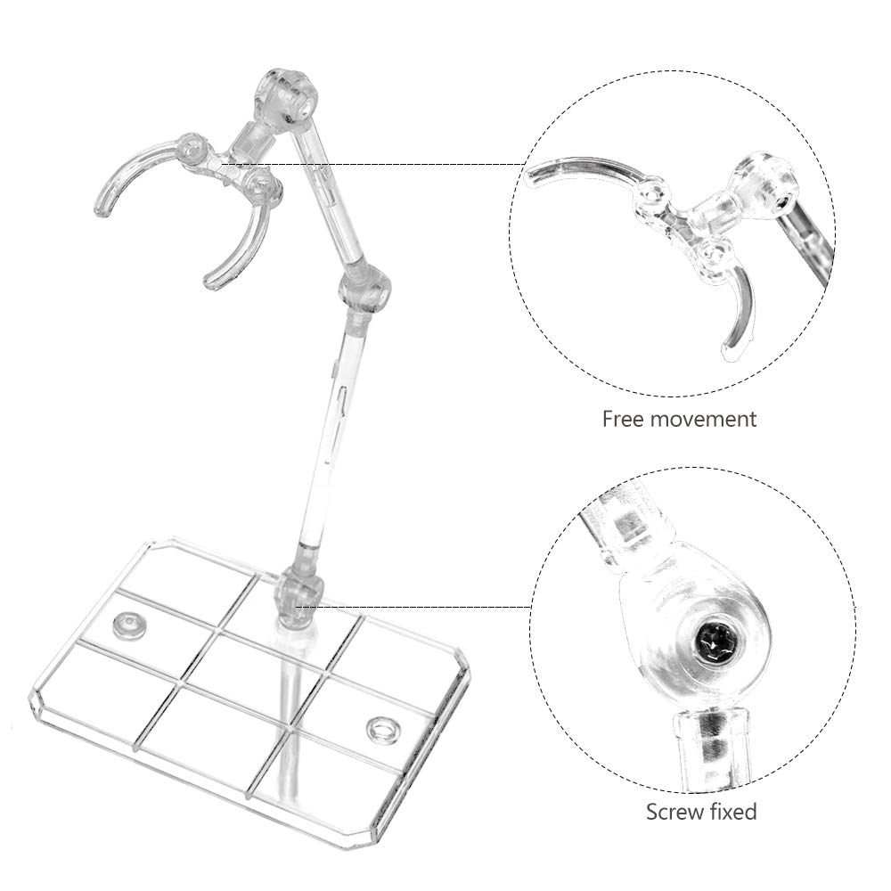 Clear Action Figure Stand,Asse - Model Kit Eva avaliação e preço