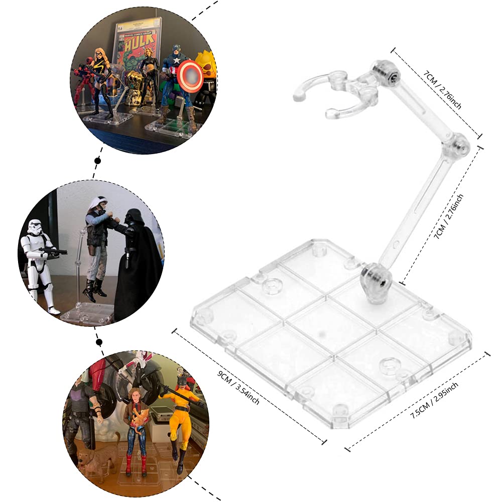 Clear Action Figure Stand,Asse - Model Kit Eva avaliação e preço