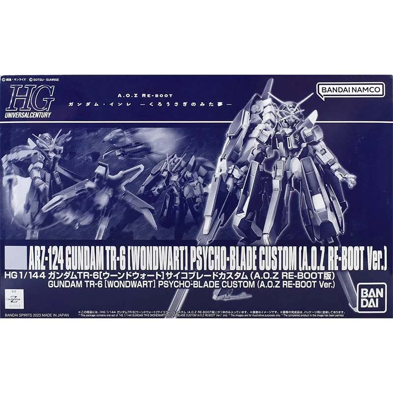Bandai HG 1/144 AOZ Gundam TR- - Model Kit Zeta Gundam avaliação e preço